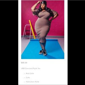 JIBRI taupe ponte tee.